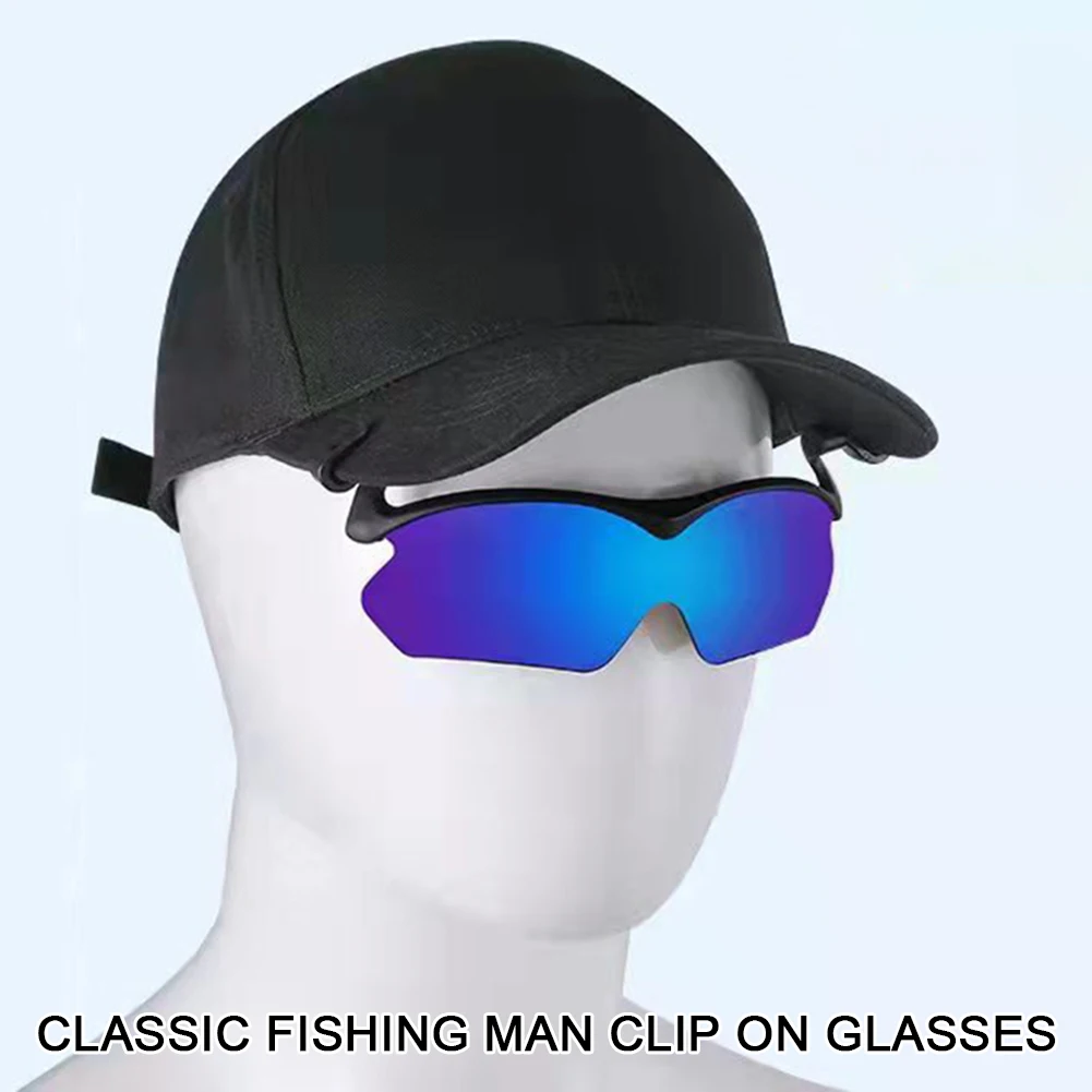 Adjustables Sunglasses With Hat Clip Polarised Clip-On Sunglasses