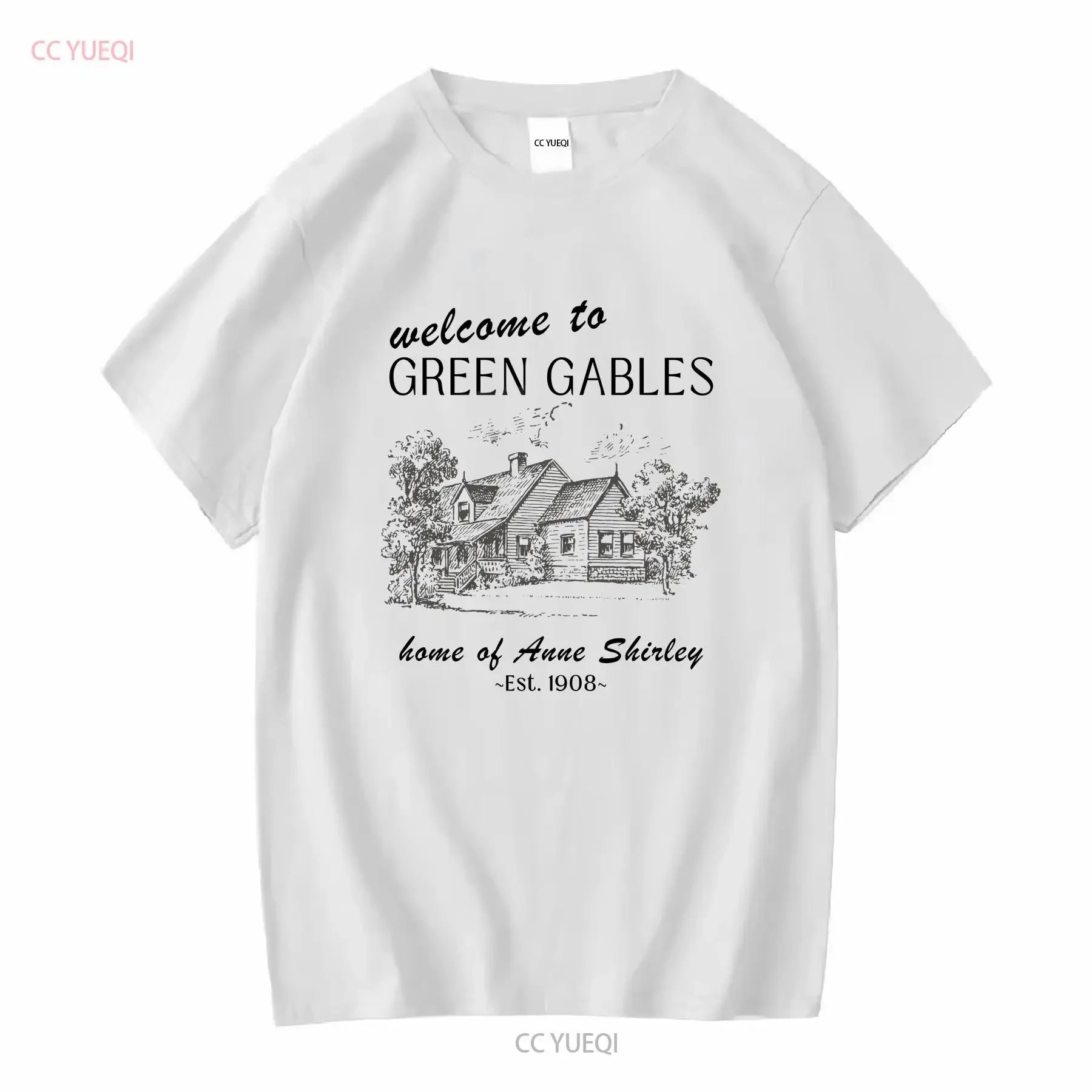 Anne Of Green Gables t-shirt Shirley Gilbert Blythe Bookish Merch Kindred esprits Cottagecore Light Academia col rond vintage