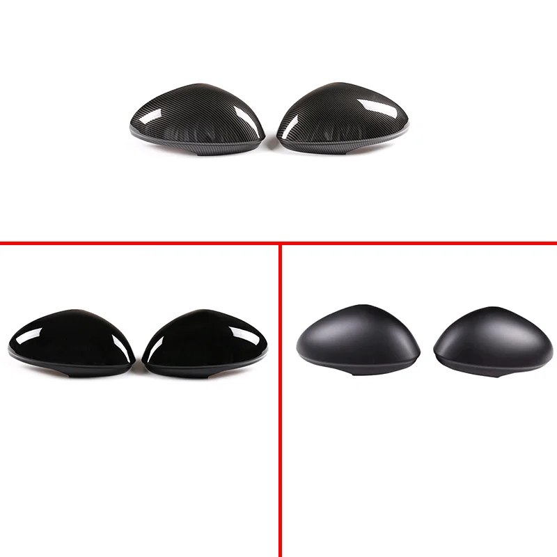 For 2017-2020 Alfa Romeo Giulia ABS Carbon Fiber Car Styling Car Rearview Mirror Decorative Cover Sticker Auto Parts 2 Piece Set