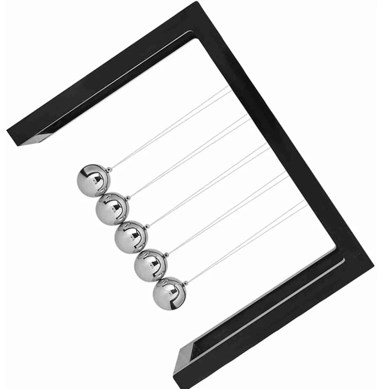 

Newtons Cradle Balance Pendulum 5 Balls Desktop Toys For Adults Office Science Physics Gadget Anxiety And Stress Relief Gifts