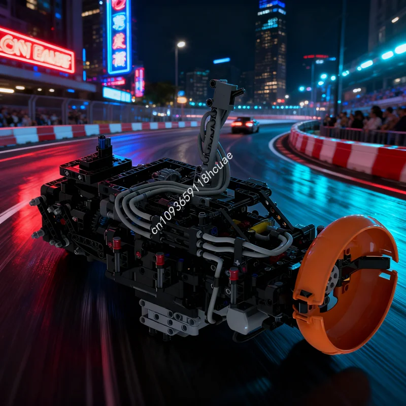 

817 шт. MOC, аутентичная реалистичная скорость, двойной H, тяжелая техническая модель, строительные блоки, архитектура, Рождественский подарок, игрушечный кирпич