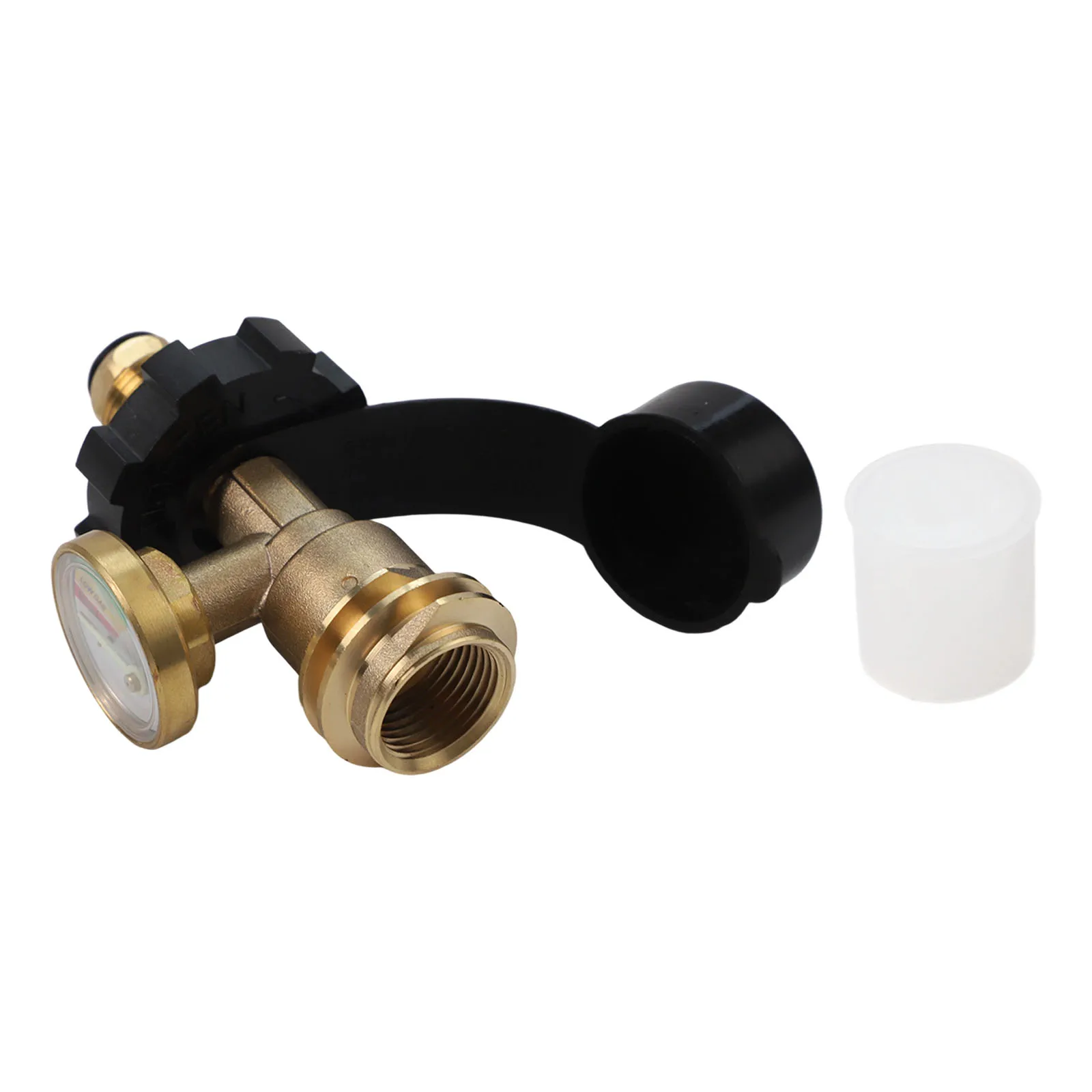 For Camping Stoves Pressure Gauge Gas Tank Connector Cooking Experiences 95*50mm 3.74*1.96in Compatible With Type 1