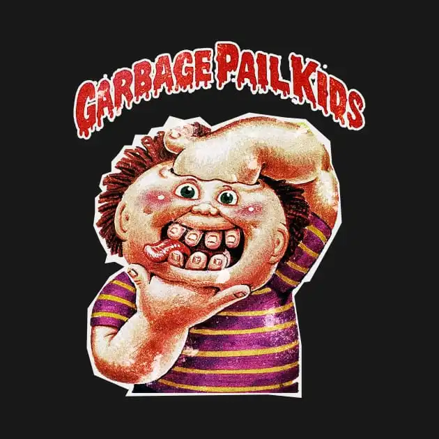 Garbage Pail Kids Scary Tooth T-Shirt Casual O-Neck Tee Shirts Streetwear New Fashion Top Tees