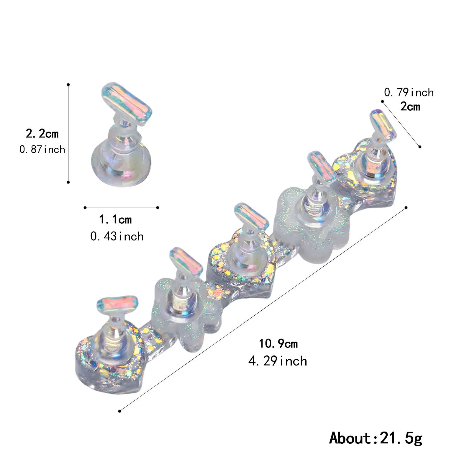 Nail Stand Nail Holder for Painting Display,Stable,Lightweight Accessories,,Essentials,for Home Supplies