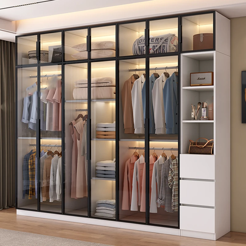 

Clothes Shelves Wardrobe Exterior Cabinet Display Walk In Makeup Wardrobe Organizer Bedroom Guarda Roupa Lounge Suite Furniture