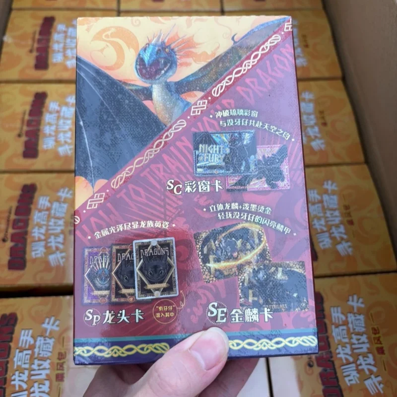 KAYOU Echte How To Train Your Dragon-kaarten Train Dragon Expert Rider Pack Tandeloze Anime-collectiekaart Blind Box Toy Gift