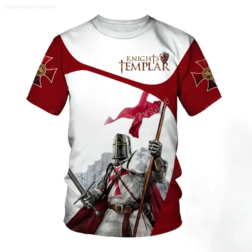 Templar T-shirt Role Play 3d Printing Summer New Hot Big Size Loose Comfortable T-shirt Casual Quick-drying Outdoor Blazer