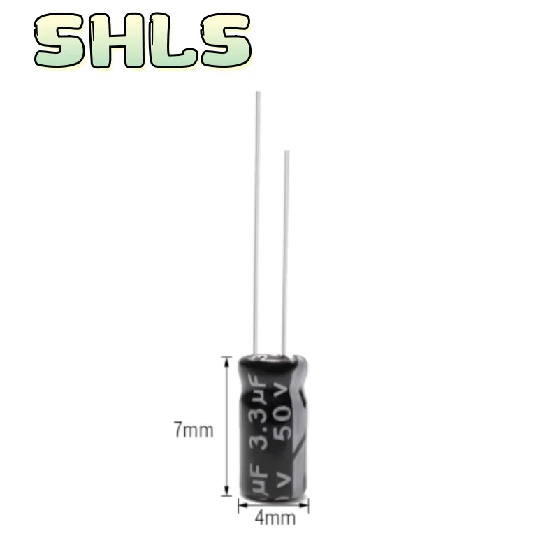3.3uF Electrolytic Capacitor Assortment Kit 105°C10pcs per Value 50V 100V 250V 400V 450V Full Set of 50pcs - For Repair DIY P