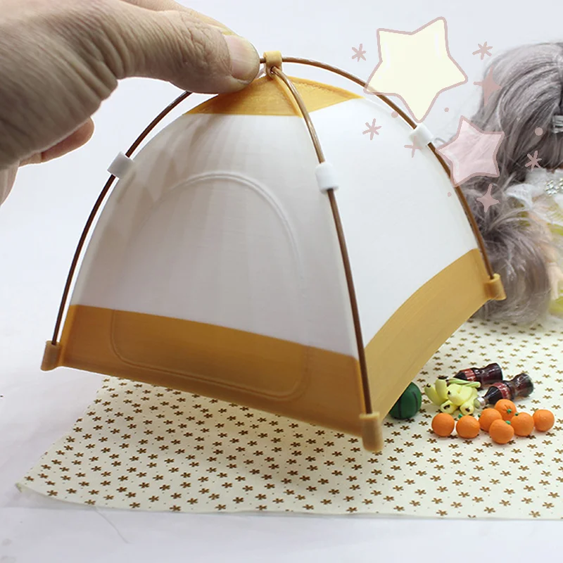 

Кукольный домик, мини-моделирование, палатка для кемпинга, модель для уличного приключений, кукольные аксессуары, домашняя пейзажная мебель