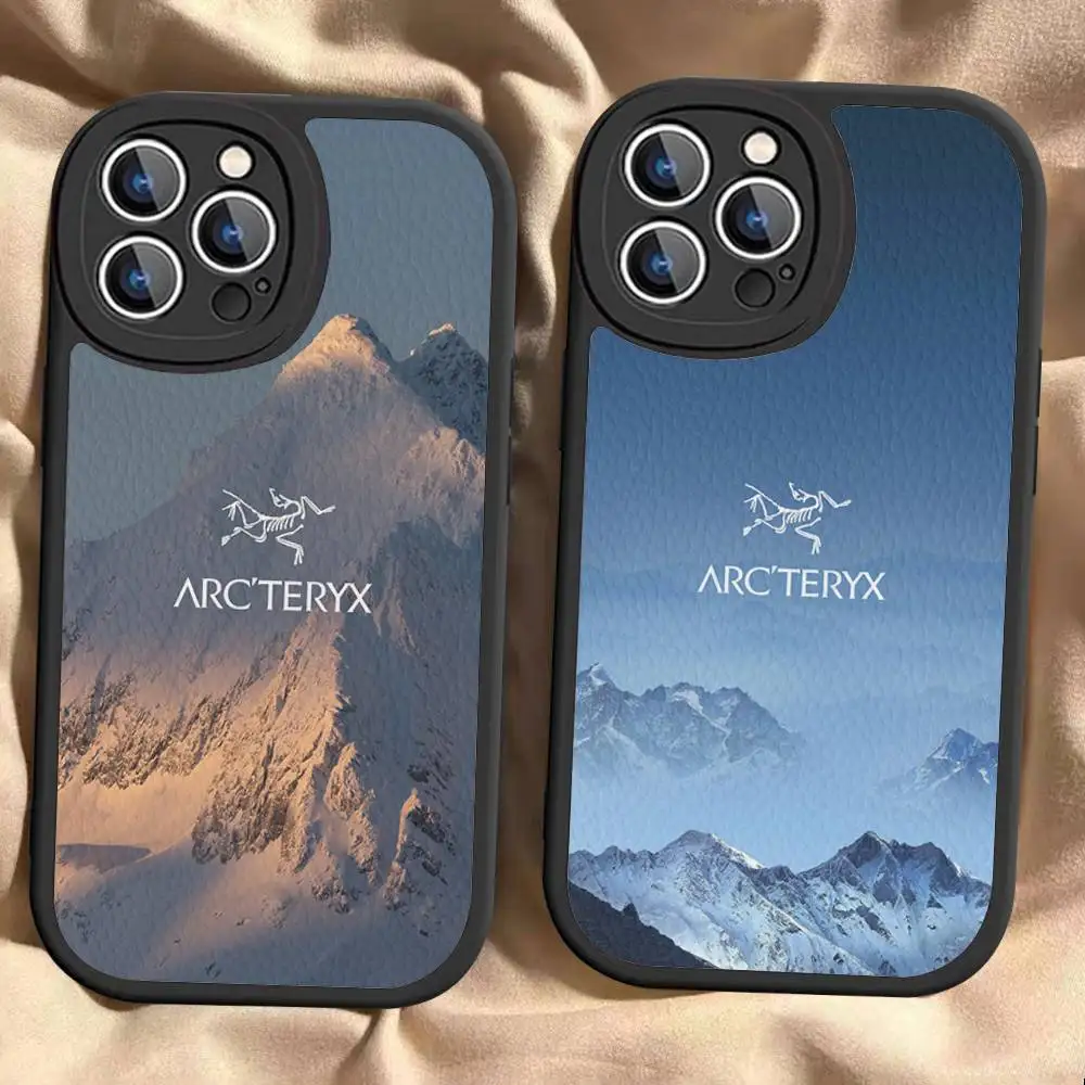 Classic Outdoor LOGO A-Arc T-Teryx Phone Case For IPhone 11 12 13 14 15 16 Pro Max Plus Leather Cover - Image 4