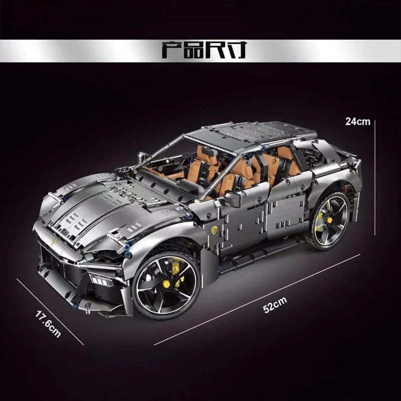 IN STOCK T5041 MOC Technical 1:8 RC Sports Car Building Blocks Model SUV Bricks Assembling Children's Toys Christmas Gift Set