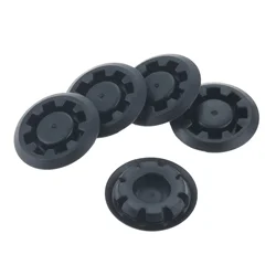 5pcs Black Plastic Car Door Lock Fixing Hole Blanking Plugs Cap Grommets for Toyota RAV4 Auto Fastener & Clip