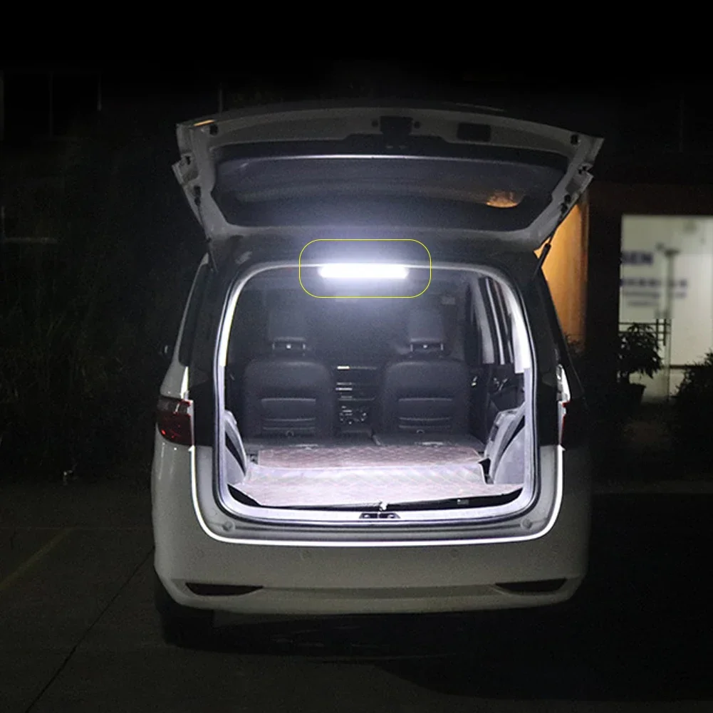 12V 108LED Car Interior Light Strip Bar Lamp Van Bus Caravan On/Off Switch 4.5W Car Trunk Lamp Led Luggage Compartment Light