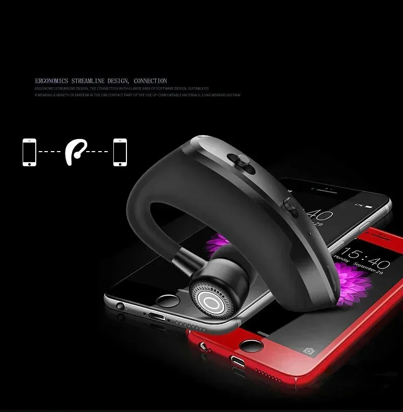 V9 for iphone Samsung wireless headset Business headset Drive Call Sports earphones headphones earphones Bluetooth Handsfree