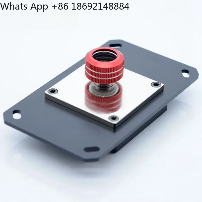 Computer CPU water cooling head jet type black high temperature resistant POM upper cover supports