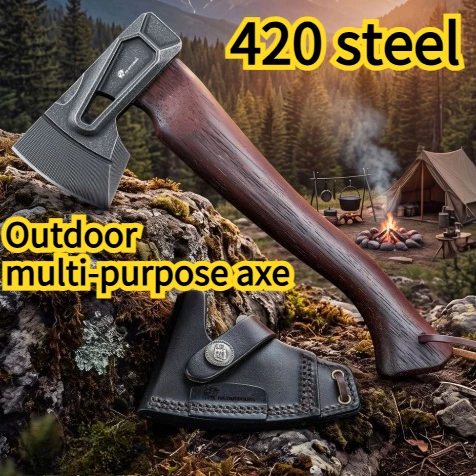 420 Steel Creative Multi Functional Defensive Camping Tactical Axe Portable Outdoor Sharp EDC Survival Tool