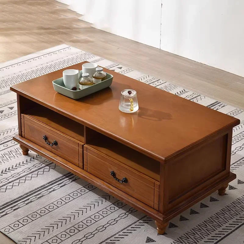 

Журнальный столик с ящиками для хранения, роскошный письменный ужин, деревянный приставной столик, стоячий движущийся дизайнерский Mesas Bajas Lounge Suite, мебель