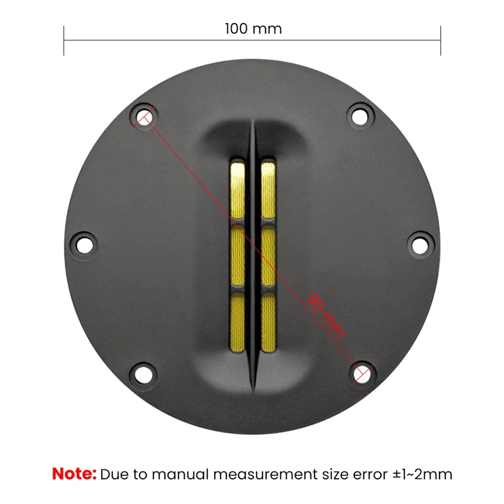 2Pcs 8ohm HiFi 리본 트위터 슈퍼 라우드 스피커 AVT 드라이버 유닛 Kapton 네오디뮴 평면 AMT 트위터 홈 영화 극장 용