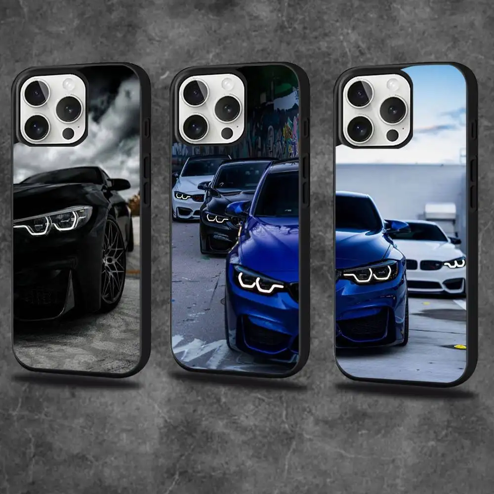 

Black White for B-BMW Phone Case For iPhone 16,15,14,13,12,11,Pro,Max,Plus,Mini,SE4,E Magnetic Magsafe Wireless Charging
