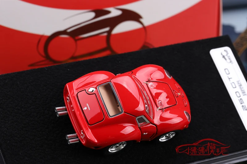 LITTLE EGG 1:64 250GTO Eierwagen Simulation Limited Edition Harz Metall statisches Automodell Spielzeug Geschenk