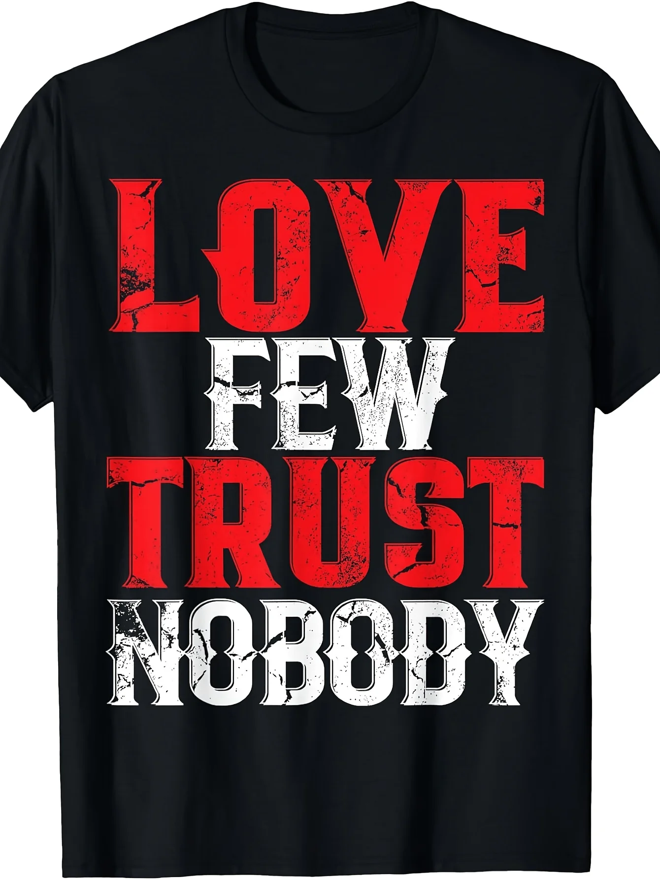 Retro urban hip-hop style T-shirt, printed with the design 