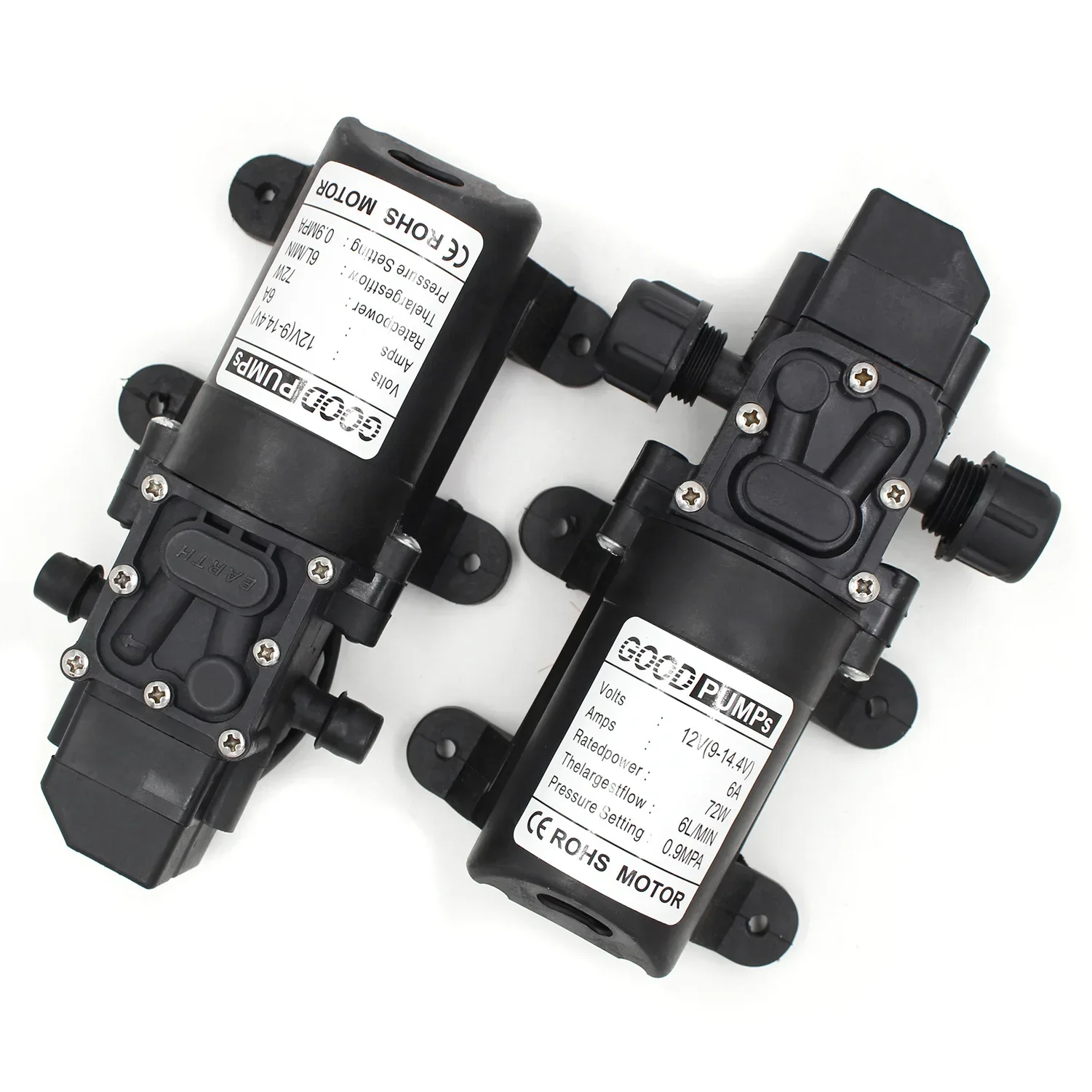12V DC Diaphragm Intelligent Pump Car Washer Intelligent Reflux Pump 70W Micro Pump Self Priming Pump