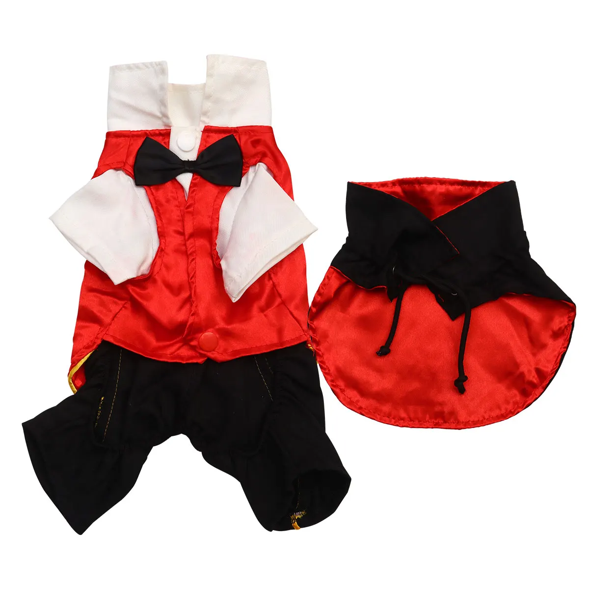 

Pet Vampire Suit Dog Clothes Halloween Costume for Funny Fashionable Puppy Costumes
