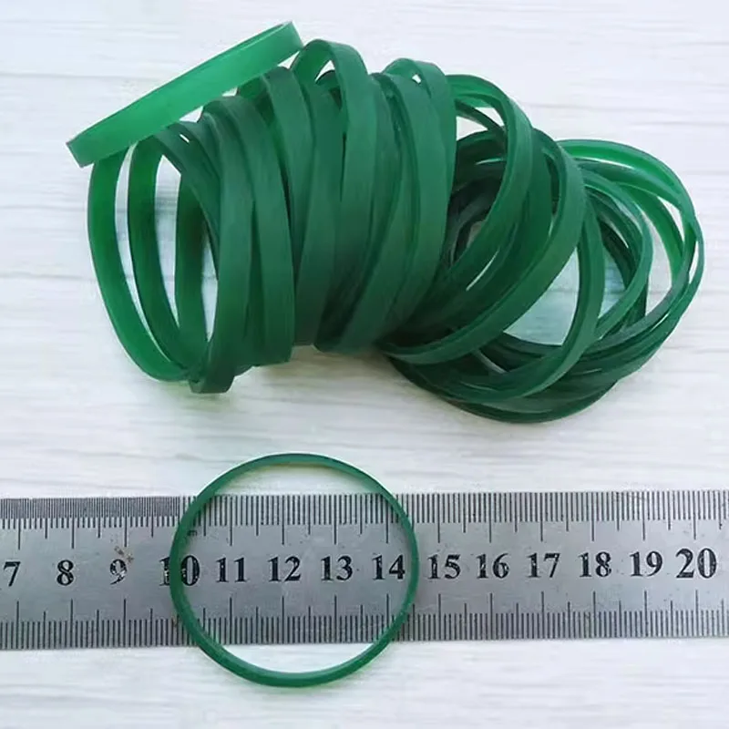 High Quality Green Fasteners Strong Elastic Rubber Bands Office Students School Stationery Supplies Tapes Adhesives Dia 19~43mm