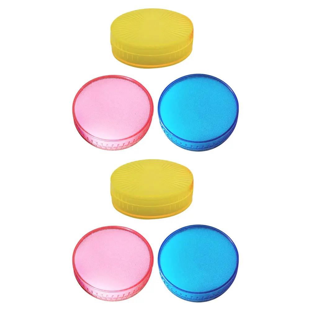 

6Pcs Finger Moistener Round Sponge Cash Counting Sponge Office Paper Moistener Helps Prevent Paper Cuts Firm Grip