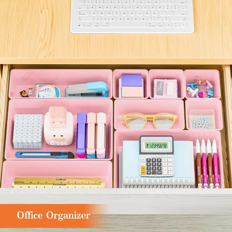 Набор из 25 пластиковых ящиков-органайзеров с 4 различными размерами для универсальных решения для хранения: идеально подходит для макияжа, ювелирных изделий и небольших размеров.