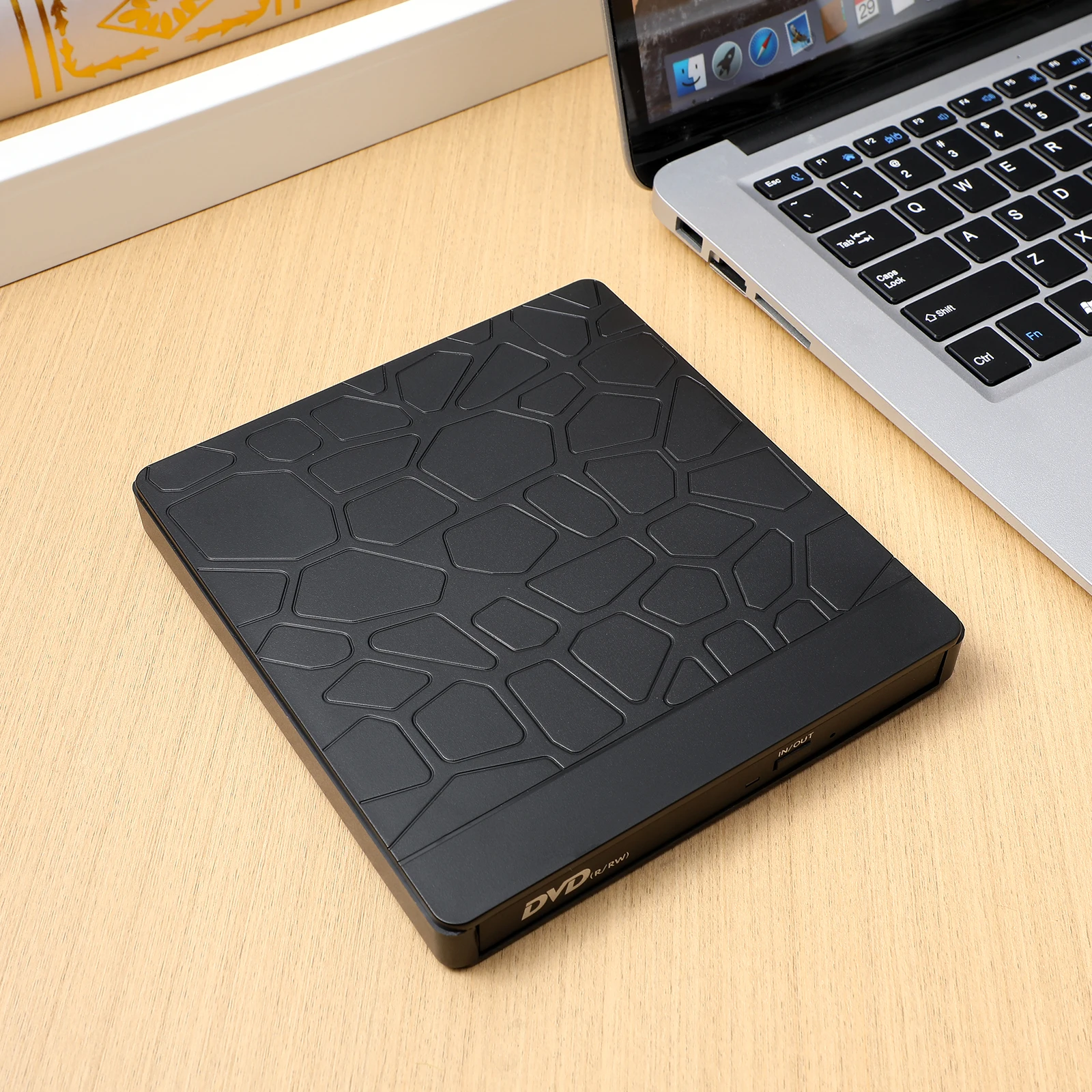 Multifunctional Optical External Cd Dvd Burner Usb Type-C Fast Transfer Compact For Laptop Pc Auto External Disc Drive Usb Dvd