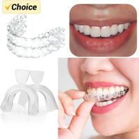 2-8PCS Anti Snoring Bruxism Sleeping Mouth Guard Tray Stop Teeth Grinding Sleep Aid Night Guard Gum Shield Mouth Health Care