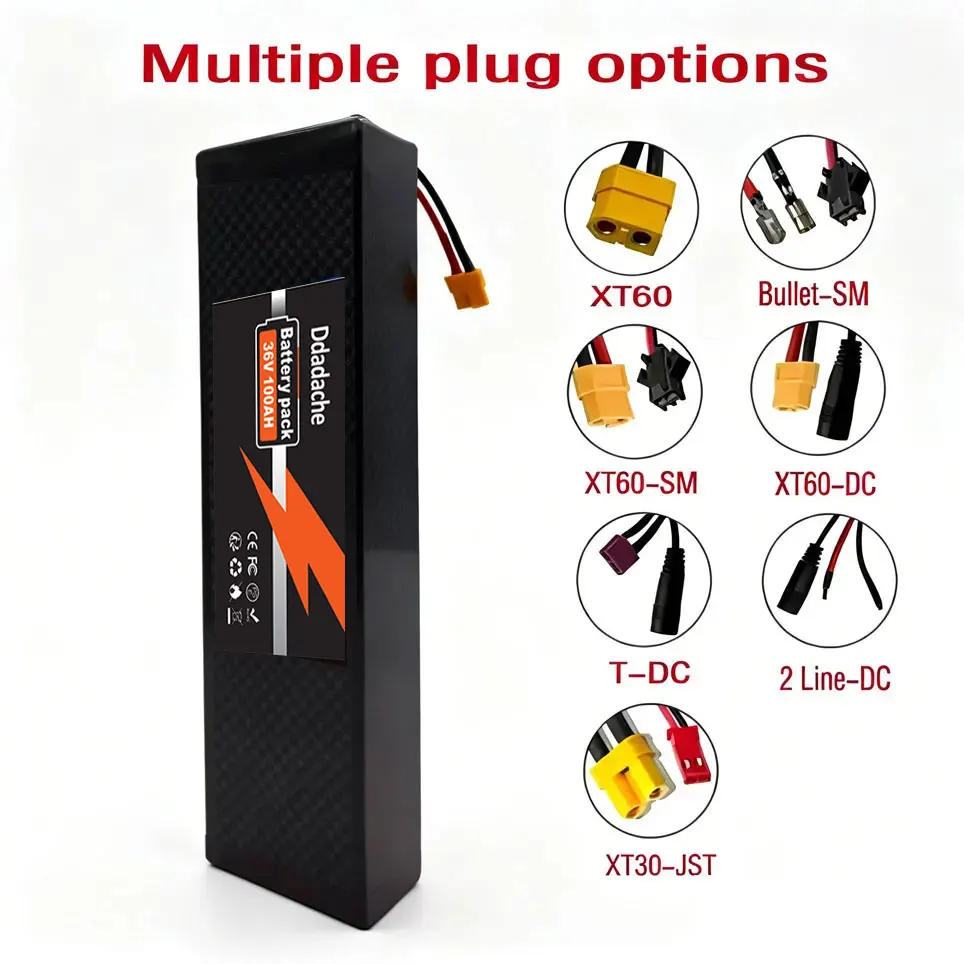 Batterie électrique rechargeable améliorée 10S3P 36V 10000mAh 42V, pack de batteries au lithium 18650 M365 pour connecteurs XT60-JST XT30-JST XT60-SM XT60