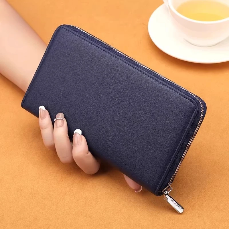 New Multi-functional Zipper Card Holder for Men and Women - Anti-demagnetization, Large Capacity, Multiple Card Slots Card Bag