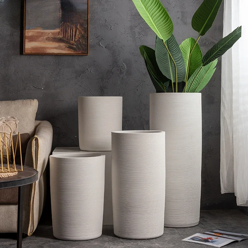 The product can be customized.Nordic simple creative flower pot ceramic large clearance home living room flower