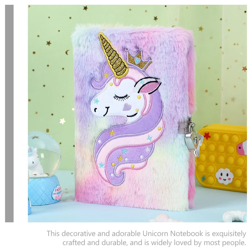 Notepad Diary with Lock Notepads Notebook for Kids Creative Unicorns Notebooks