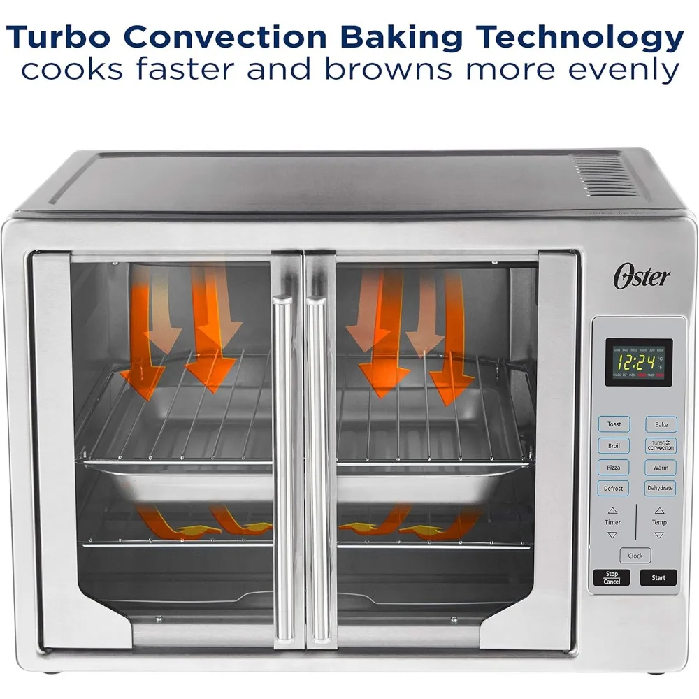 Convection Oven, 8-in-1 Countertop Toaster Oven, XL Fits 2 16