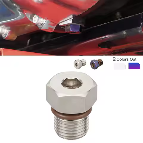 For Harley Street Glide Road Glide /Special Magnetic Oil Drain Plug Assembly For Harley Sportster Iron 883 1200 Forty Eight