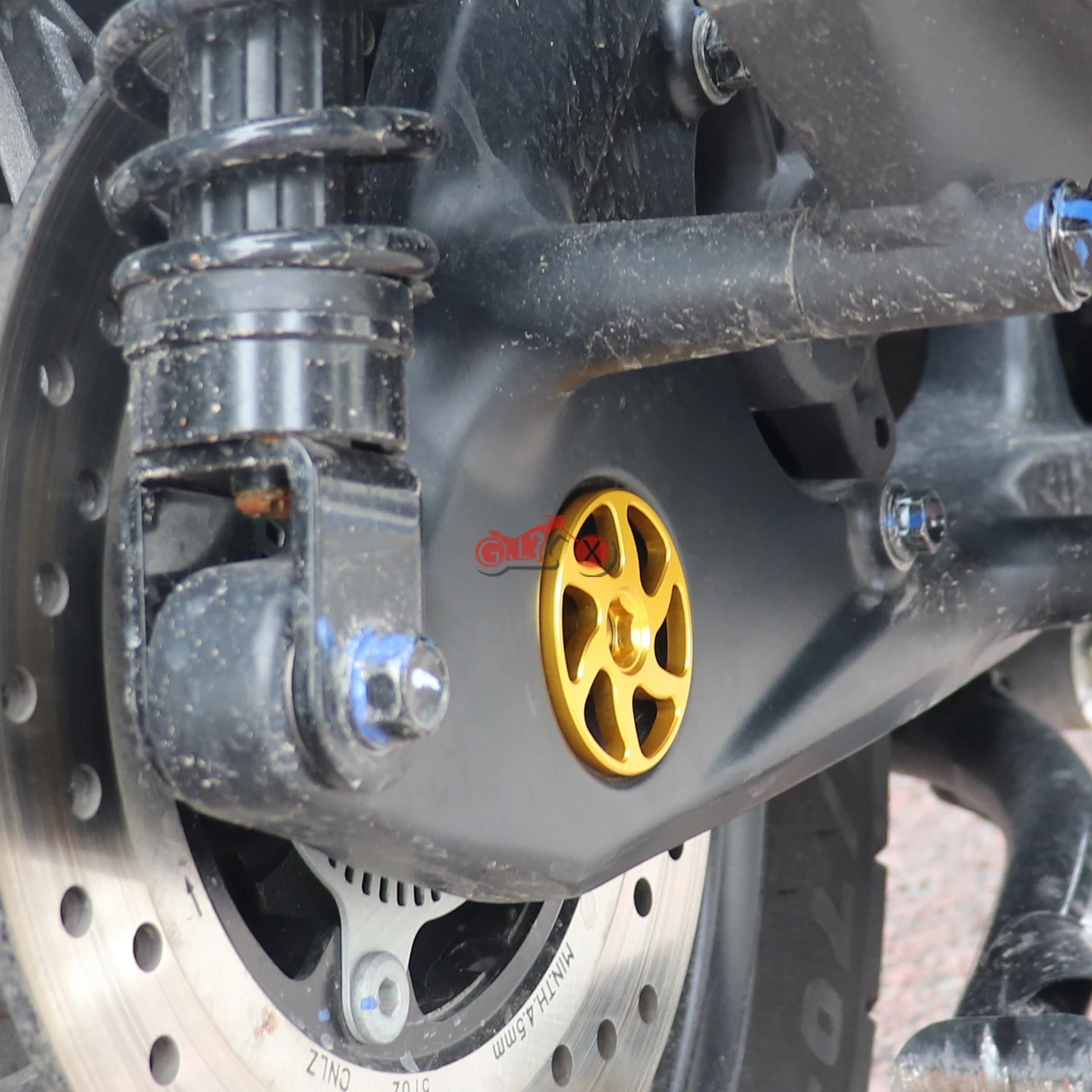 اكسسوارات الدراجات النارية لهوندا ADV350 NSS350 FORZA350 2021-2024 2025 2026 ADV NSS فورزا 350 المحور الخلفي شوكة الجوز غطاء عجلة Axl