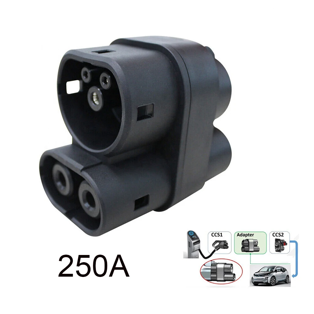 Manufacturer New Energy Vehicle Parts & Accessories CCS1-CCS2 DC ADAPTER Ev Connectors Fast Charging 100% QC Test Past 300~1000V