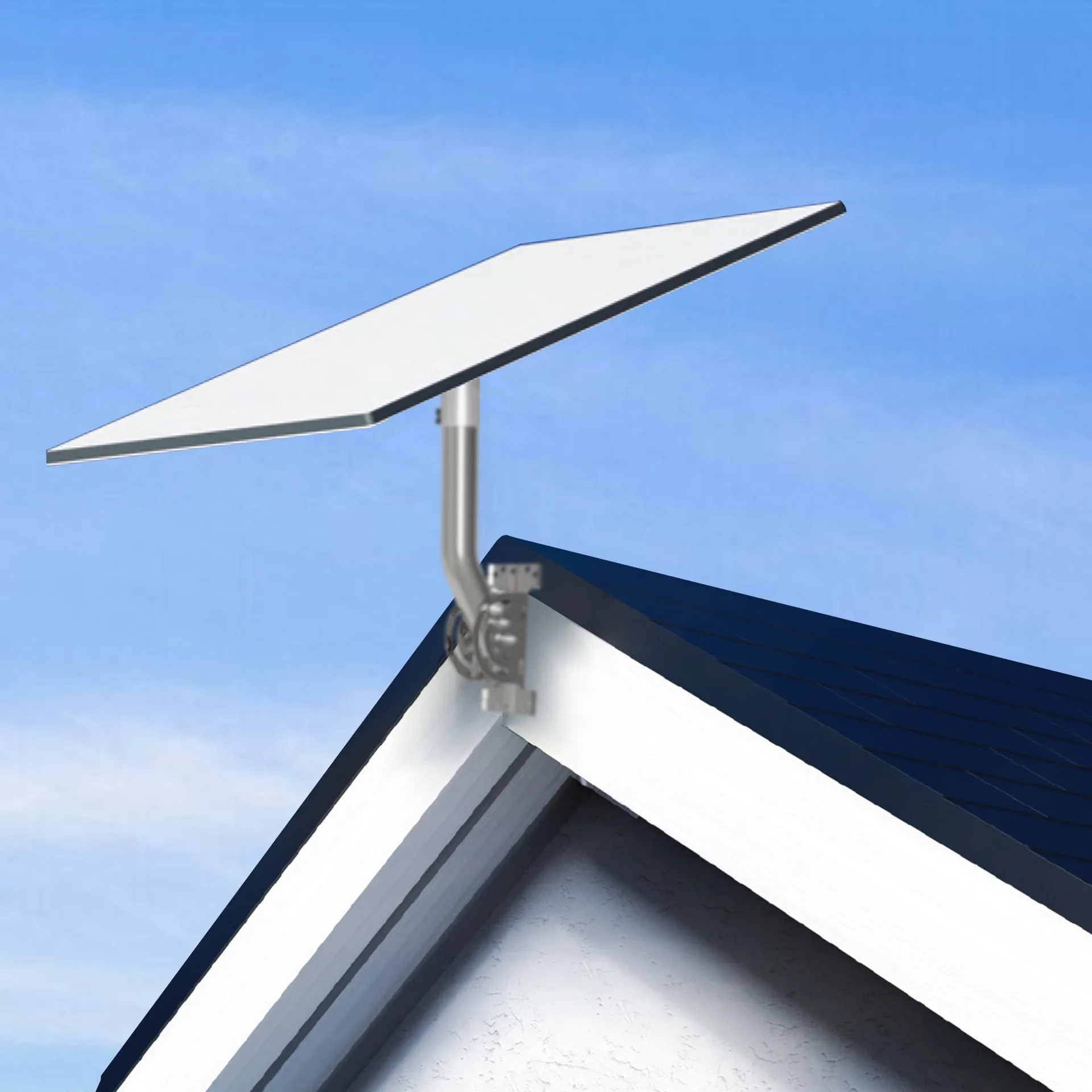Wall Bracket J Rod Bracket Silver, Support 3rd Generation  Dish Outdoor Wall House