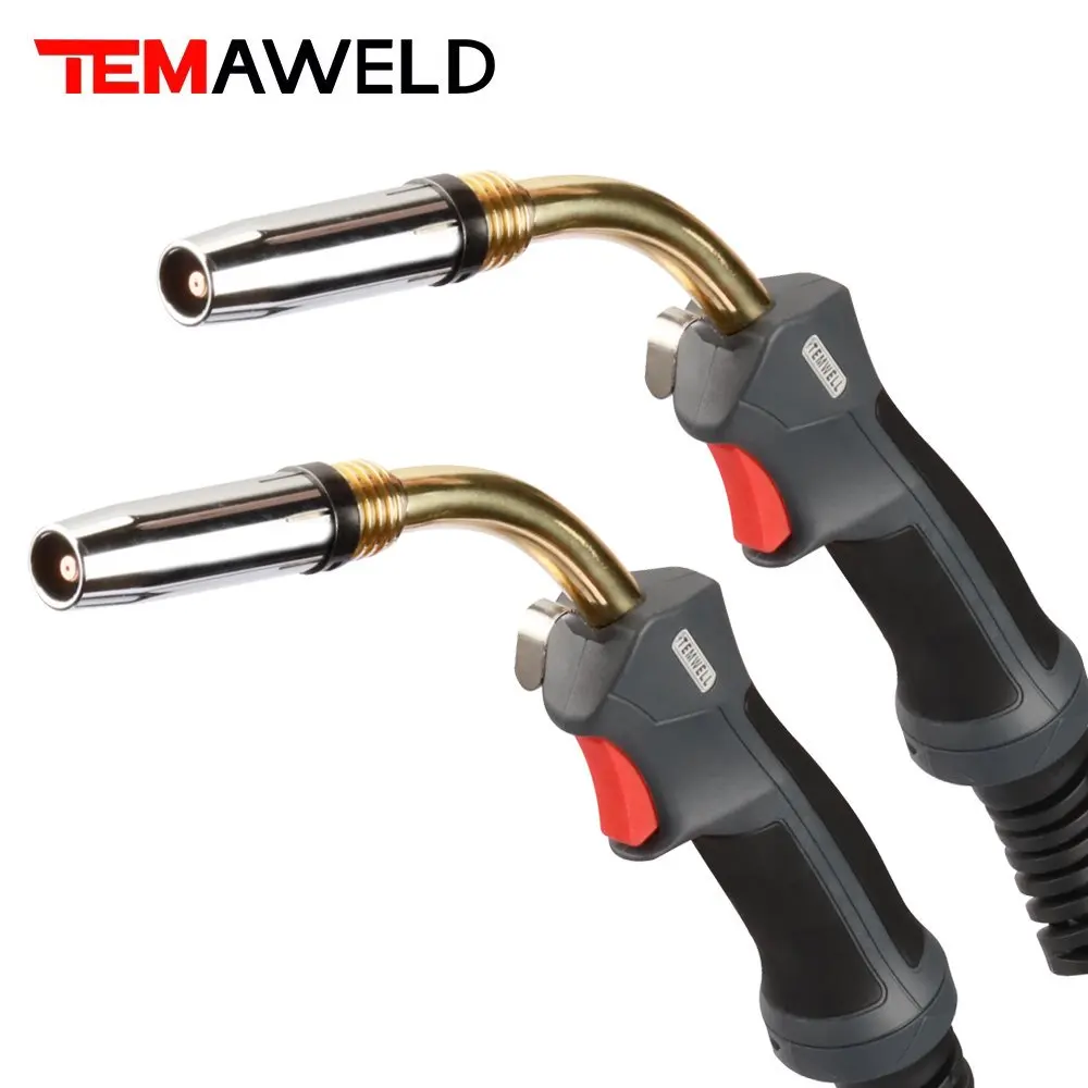 MB 15AK 24KD 25AK 36KD MIG MAG شعلة لحام رئيس تبريد الهواء الاتصال تلميح سوان الرقبة حامل فوهة الغاز النوع الأوروبي #4