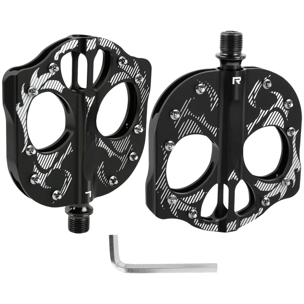 1 Pair Bicycle Pedal FOR Bolany Line Design Bike Pedals Aluminum Alloy Road Non-Slip Bicycle Parts