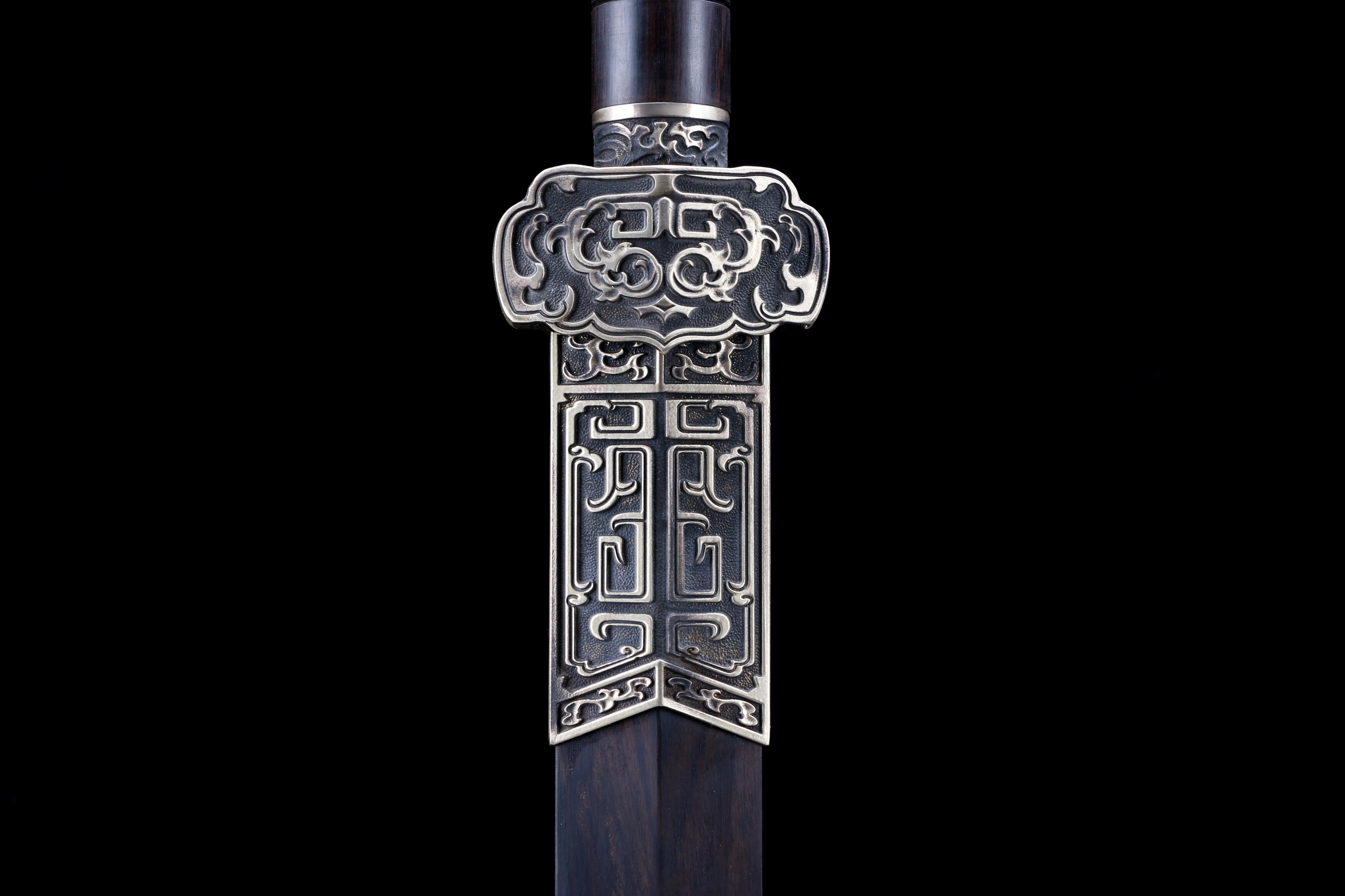 

108 cm Medieval elf feather sword katana full tang True steel Templar Knight samurai sword Battle Preparation Ninja Kung Fu Ma