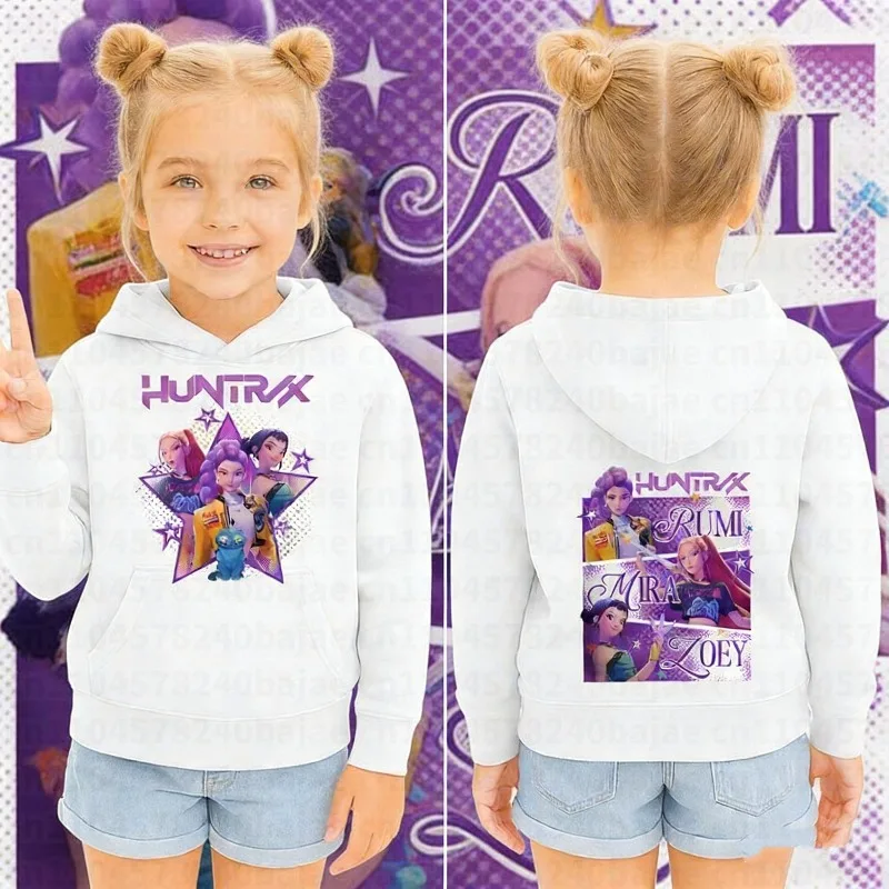 

2025-26 Autumn/winter Kpop Graphic 100% Cotton Printed Hoodie for Hasbro Brand Children Unisex Warm Loose Casual