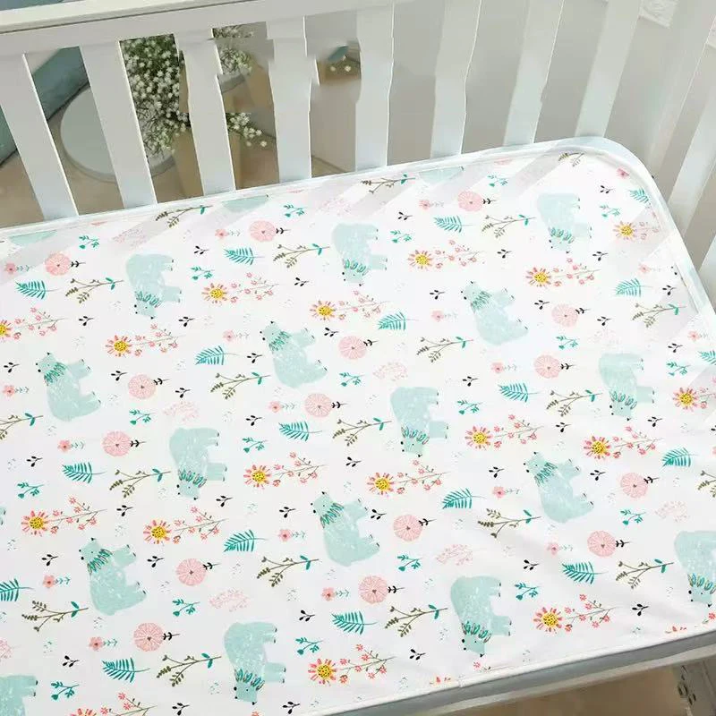 

Small Size 30x45cm Newborn Boy Girl Breathable Portable Baby Diaper Changing Mat High Quality Reusable Diaper Changing Pad