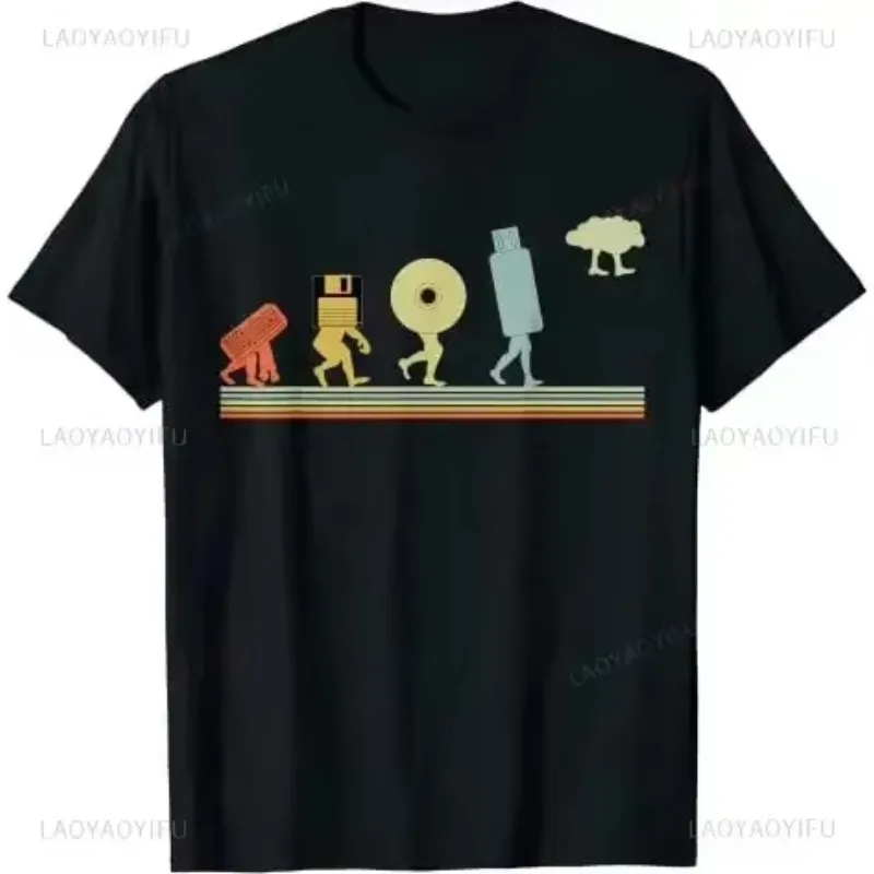 New Eat Code Sleep Graphic Tee Computer Science Python Programmer Evolution Cloud Coding Programming T-Shirt Casual Man Clothing