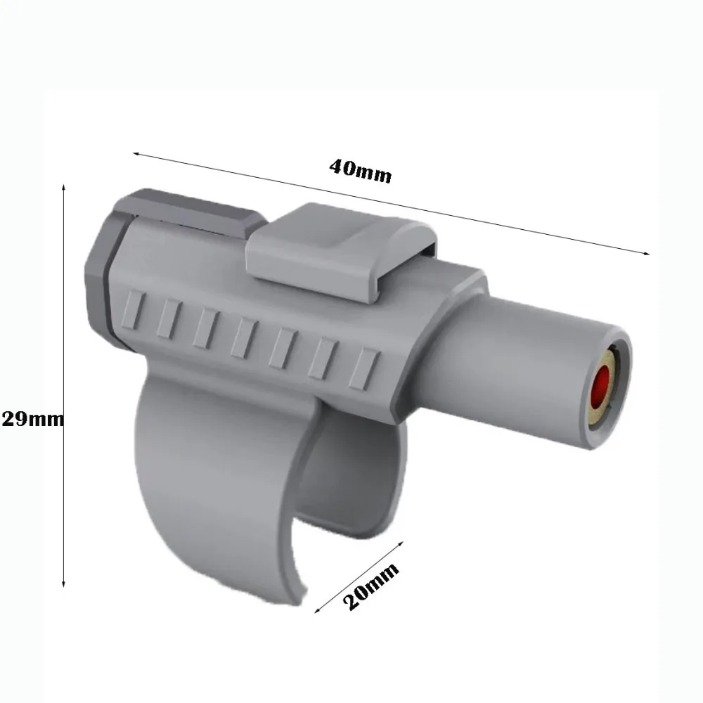 لعبة القط الليزر المحمولة تصميم صغير الأصابع القط إغاظة الضوء الأحمر مع بطاريات قلم الليزر #6