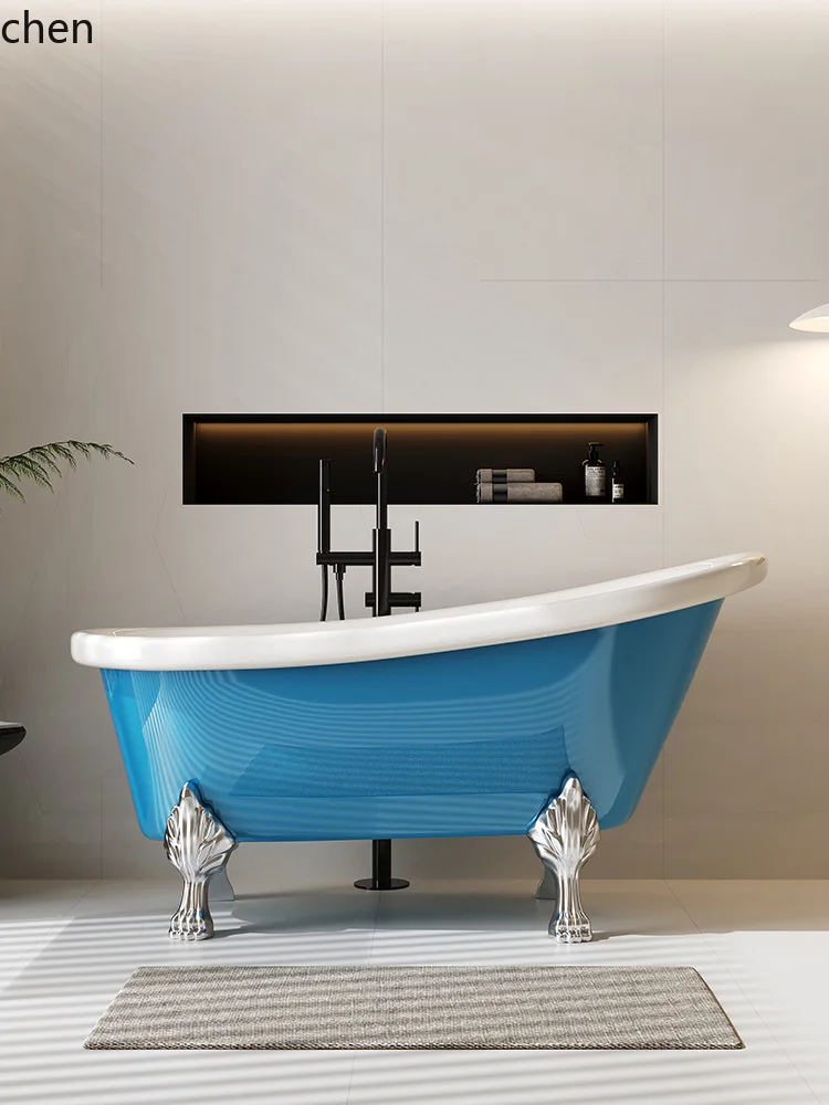 ZMLacrylic installation-free hotel adult installation-free concubine bathtub bathtub thickened