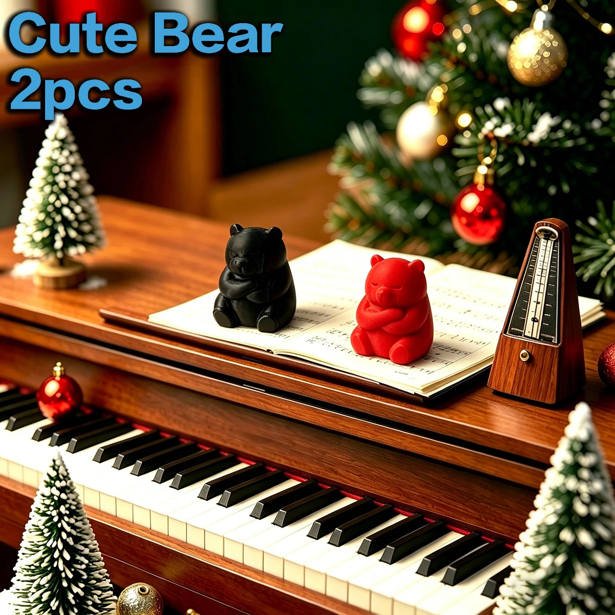 2 mini adornos de escritorio con forma de oso rojo enojado, decoraciones antiestrés para escritorios de oficina, decoraciones originales para escritorios de estudiantes y estanterías, entrada del hogar, sala de estar, dormitorio, artesanías estilo Ins, decoraciones personalizadas para el tablero del coche, regalos de cumpleaños divertidos para amigos y mejores amigos, adornos antiestrés para la oficina, decoraciones versátiles para escritorio, adecuadas como adornos de escritorio, decoraciones para el interior del coche y más